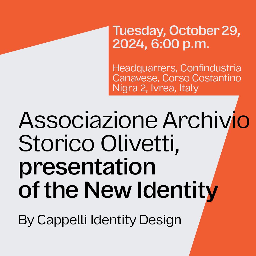 The new visual identity of the Olivetti Historical Archive Association